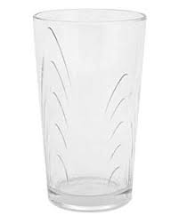 VASO DE VIDRIO CORALINE BLANCO DURAX