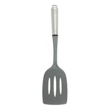 ESPATULA CALADA GRIS C/MANGO DE ACERO INOX. HUDSON