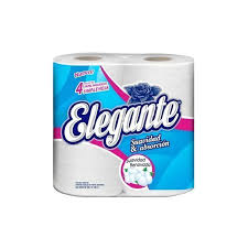 PAPEL HIGIE. 30 MTS. X 4 UN. CELESTE  ELEGANTE 900