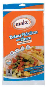 BOLSA HERMETICA CON CIERRE 20 x 30 MEDIANA X 8