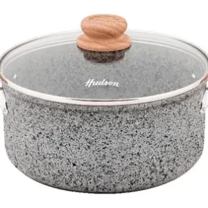 CACEROLA ALUM C/ANTIAD. GRANITO 24CM HUDSON